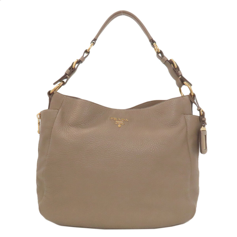 Prada One-Shoulder Tote Bag Calfskin Women's PRADA - Picture 1 of 16